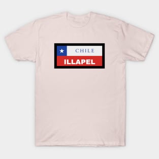 Illapel City in Chilean Flag T-Shirt